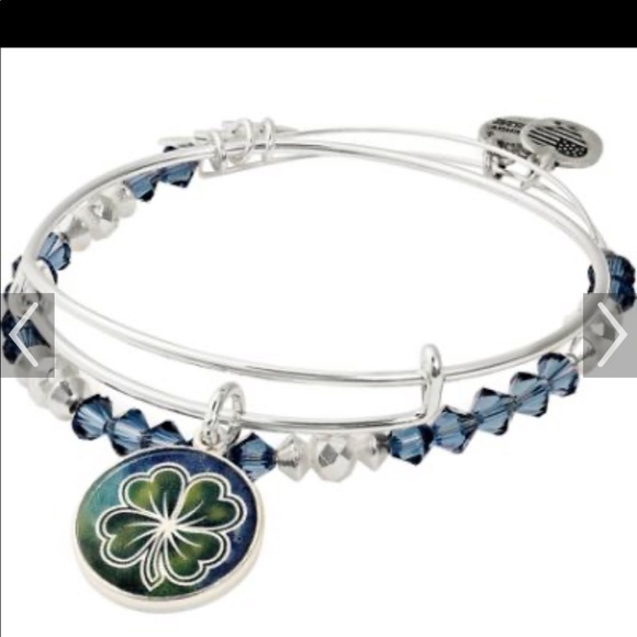 Alex and Ani Art Infusion Set, Four Leaf Clover - Picture 1 of 1